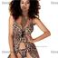 Babydoll animal printl con volados abierto